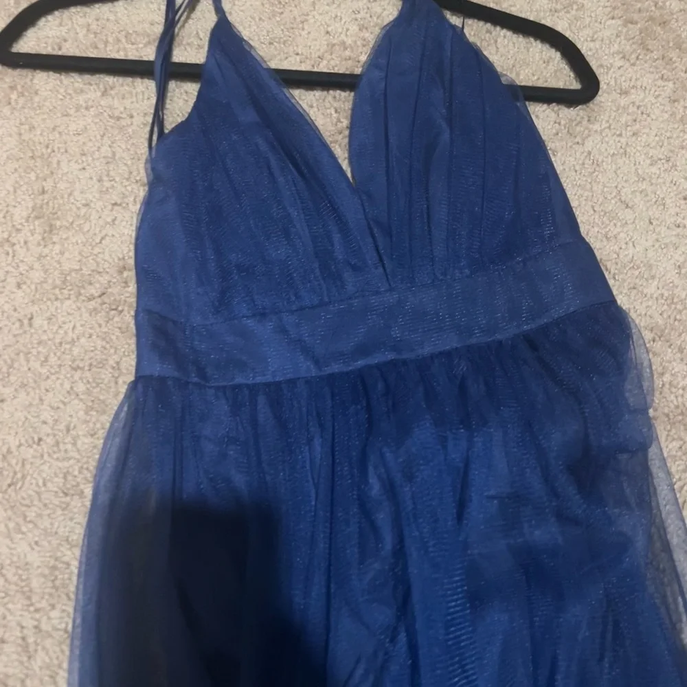 NWT BLUE SHOWPO DRESS - Picture 6 of 7